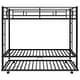 preview thumbnail 5 of 43, Stylish Twin over Twin Bunk Bed with Trundle and Two ladders, Black