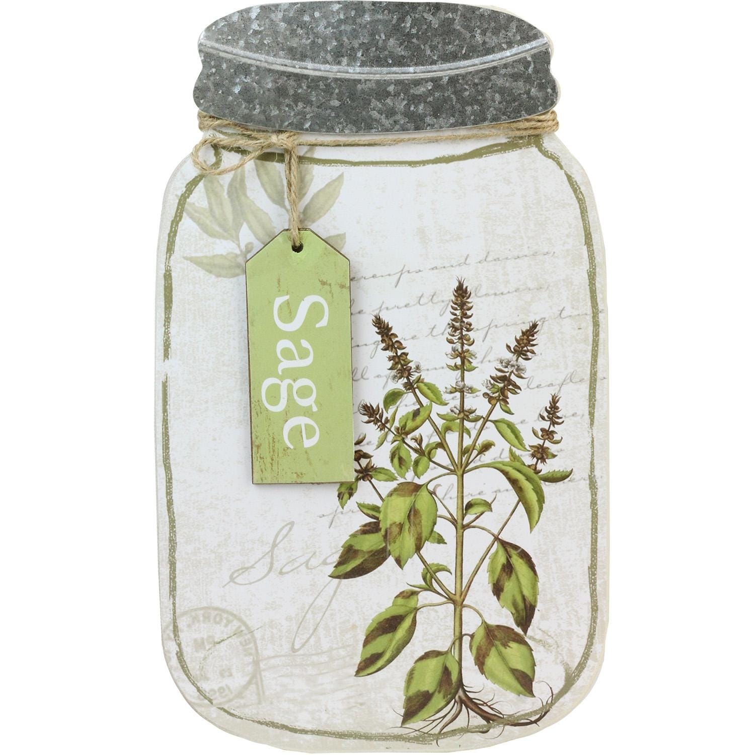 Shop 14 25 Decorative Sage Herb Mason Jar Wall Hanging Plaque