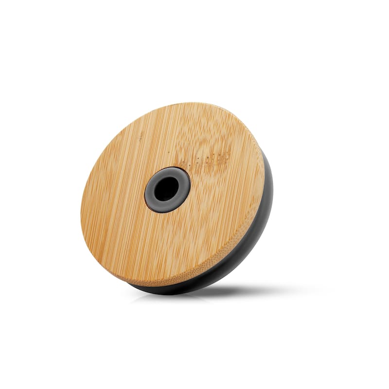 JoyJolt Glass Drinking Cup, Tumbler with Straw & Non Slip Silicone Sleeve - 20 oz - 20 oz