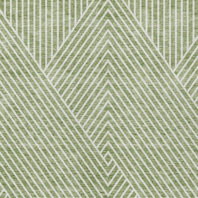 HomeRoots Geometric Transitional Rectangle Outdoor Rug