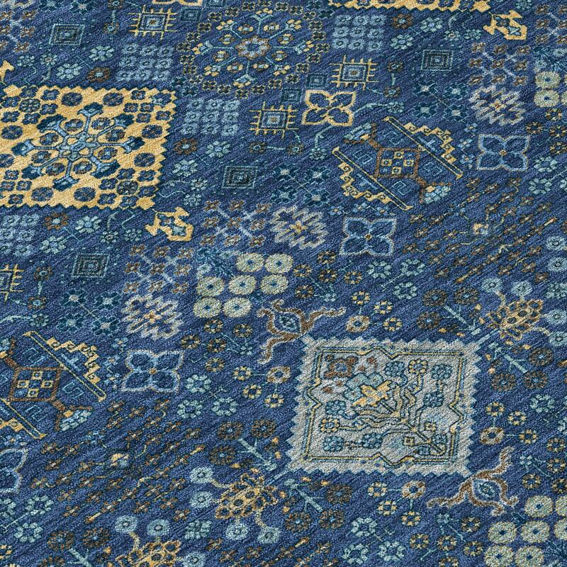 Machine Washable Indoor/ Outdoor Global Flory Chantille Rug