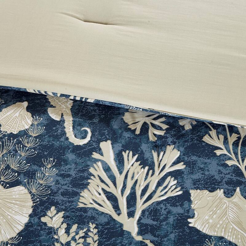 GDF Studio - Cotton Sateen Comforter Set with Decorative Pillows