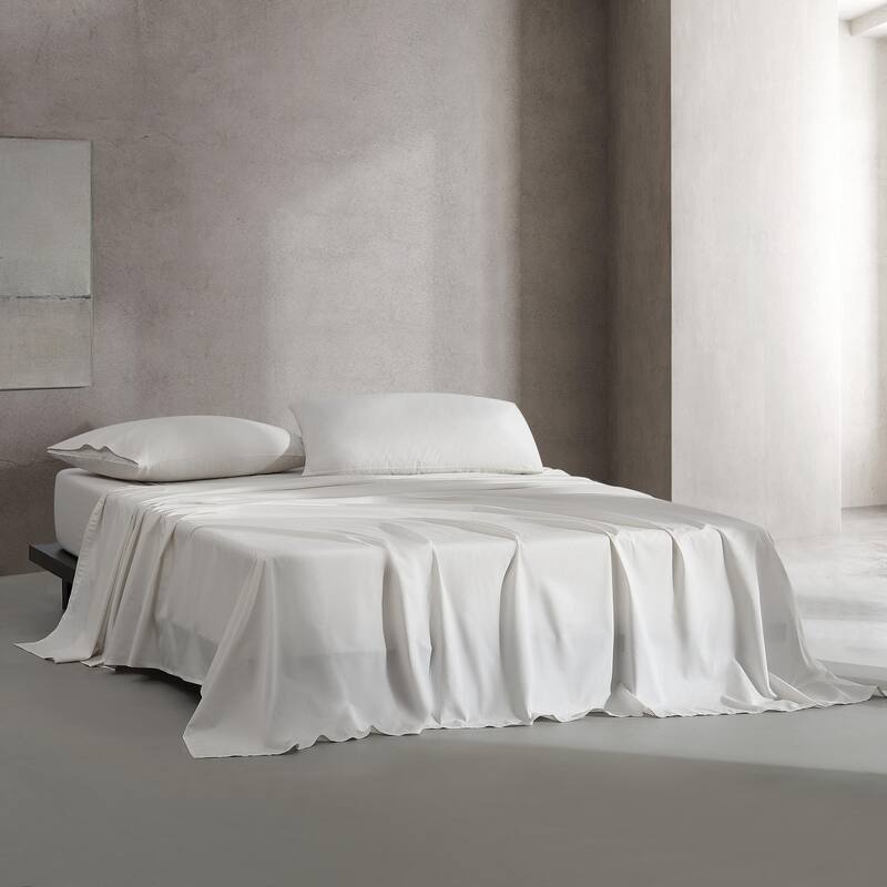 Calvin Klein Naturals Solid 4 Piece Sheet Set
