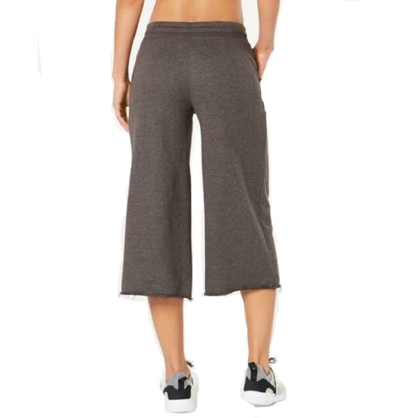 wide leg capri sweatpants