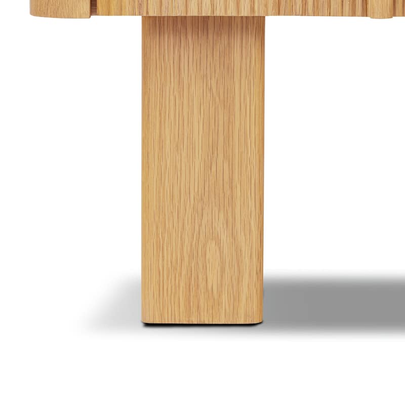 Poly and Bark Toledo Nightstand in Oak