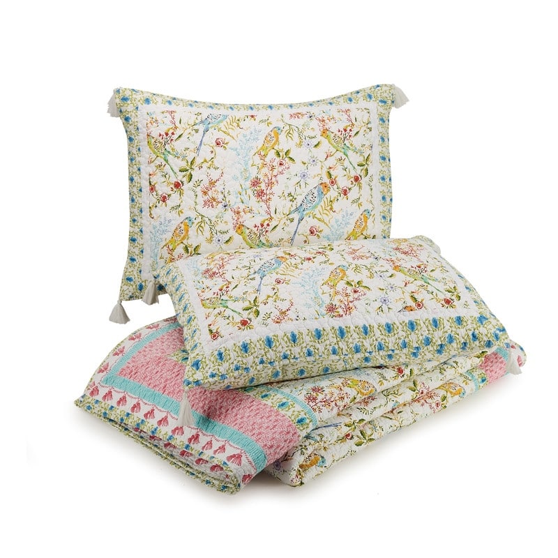 Dena Home Sonnet Full/Queen Quilt Set, 3 Pieces