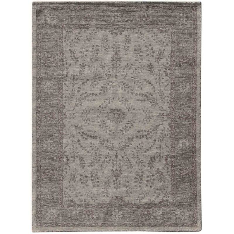 Inara Botanical Area Rug - Gray - 5' x 8' - 5' x 8' - 5' x 8' - Gray