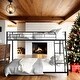 preview thumbnail 1 of 24, Metal Twin over Full Bunk Bed/ Heavy-duty Sturdy Metal/ Noise Reduced/ Safety Guardrail/ CPC Certified/ No Box Spring Needed Black