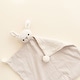 preview thumbnail 3 of 5, Crane Baby Cotton Baby Lovey Blanket (Ollie The Bunny) - Beige