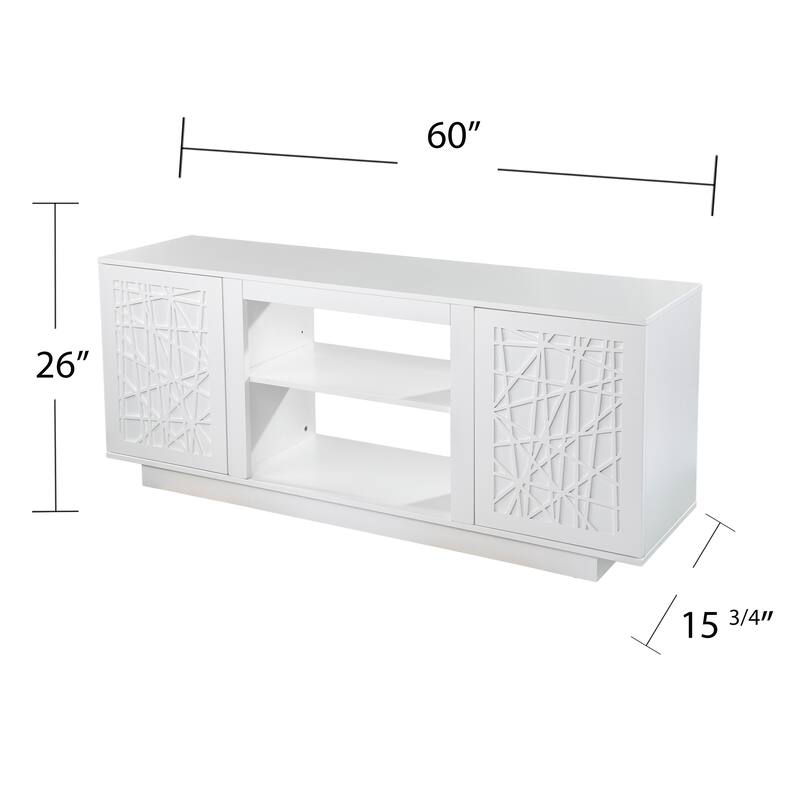 SEI Furniture Delgrave Two-Door Media TV Stand for TV's up to 56"