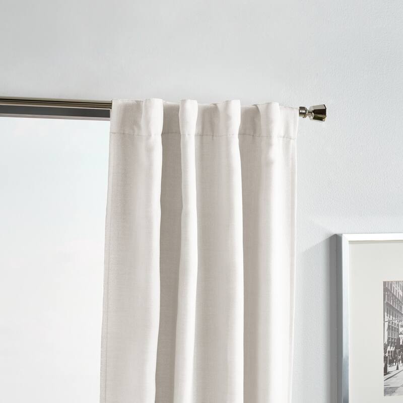 Martha Stewart Park Avenue Metallic Blackout Curtain Panel Pair