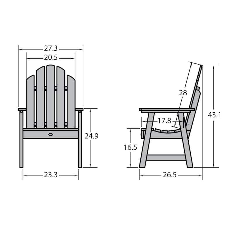 HIGHWOOD Classic Westport Garden Chair