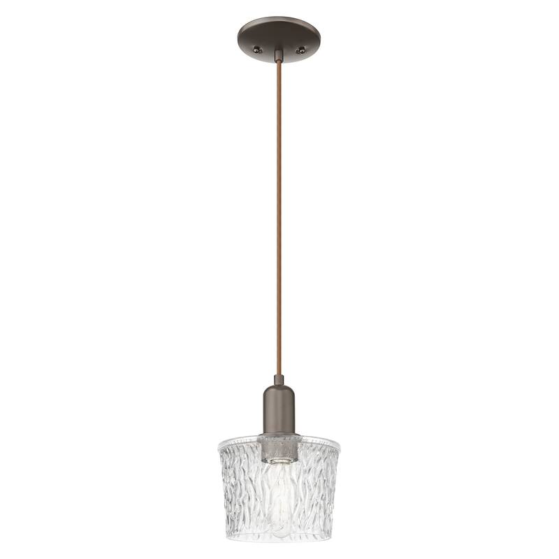 Innovations Lighting Endless Possibilities Arcadia - Niagara - 1 Light 7" Cord Hung Mini Pendant - Oil Rubbed Bronze