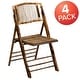 preview thumbnail 4 of 12, Bamboo Wood Event Folding Chairs (Set of 4)