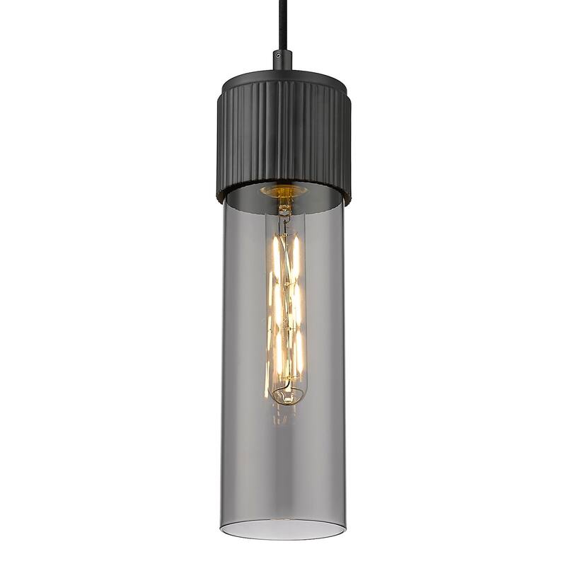 Innovations Lighting 428-1P-G428-12SM Bolivar 12" Tall Mini Pendant - Matte Black