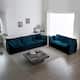 Option Blue 3-Seater Sofa+2-Seater Sofa