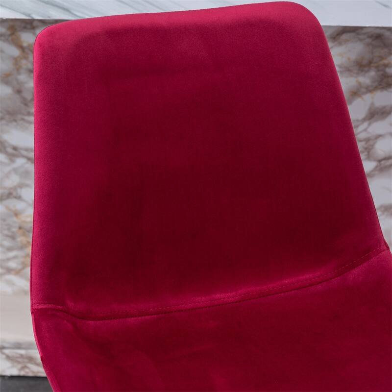 Modern Velvet 26.50 Counter Height Stool, Set of 2