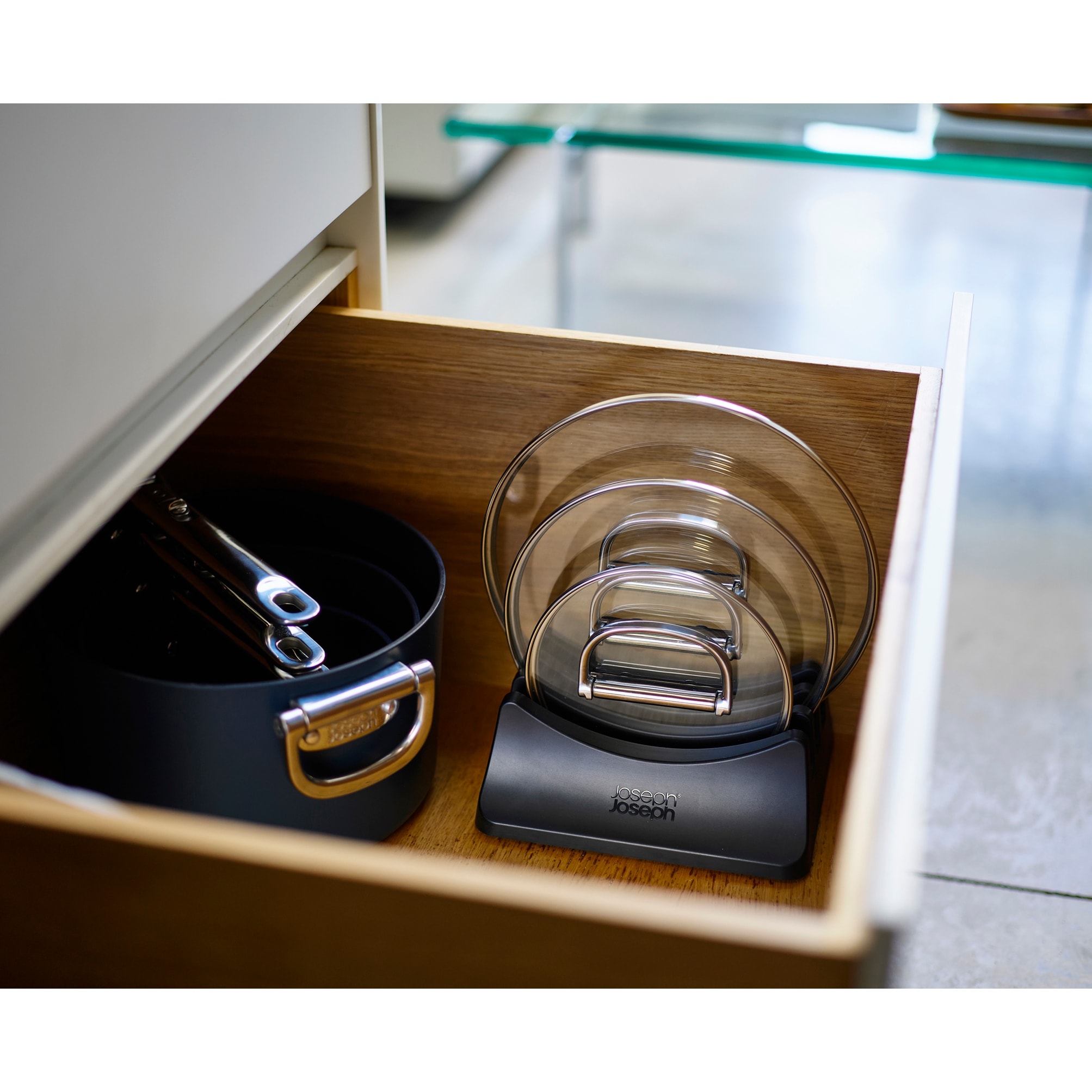 Joseph Joseph Space Ceramic Non-Stick 7-piece Saucepan Set with