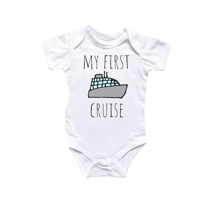 First Cruise - Baby Boy Girl Clothes Infant Bodysuit Funny Cute Newborn