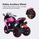 preview thumbnail 23 of 23, Kids 12V Electric Ride-On Motorcycle with Cool LED Wheels, MP3 Music Function, Rechargeable 3-Wheel Motorbike for Boys & Girls