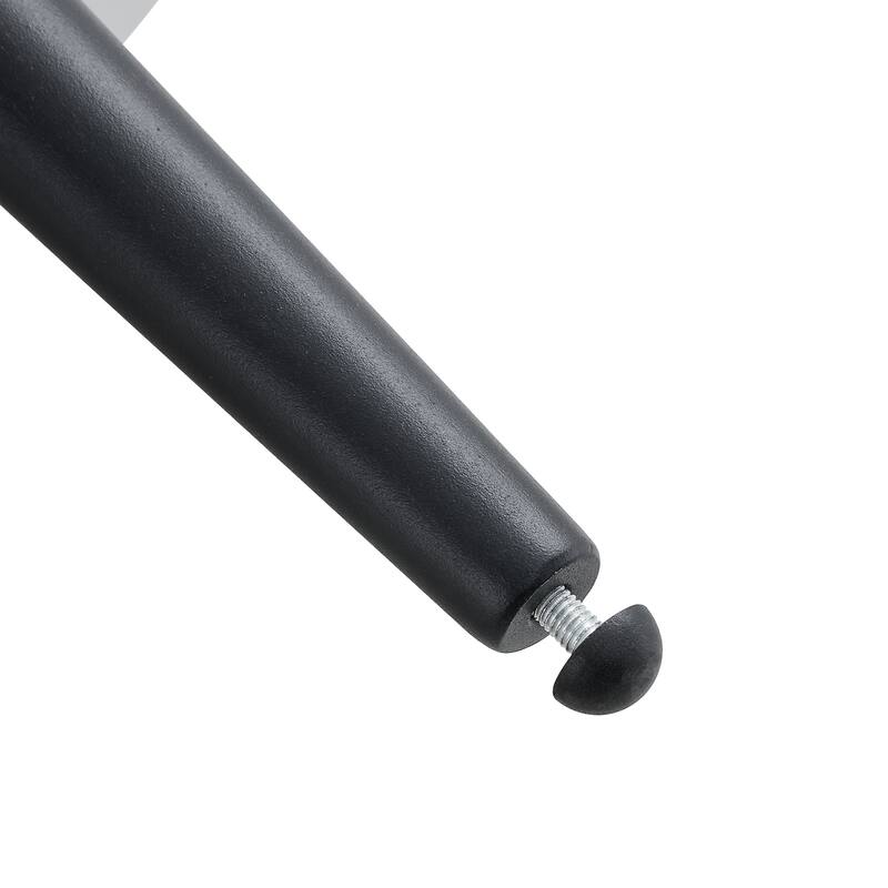 31.5 Inch Round Coffee Table with Adjustable Legs Small End Table with Marble Sticker Top Home Center Table