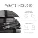 preview thumbnail 24 of 60, Chelsea Square Cascade Reversible Plush Faux Suede Comforter Set