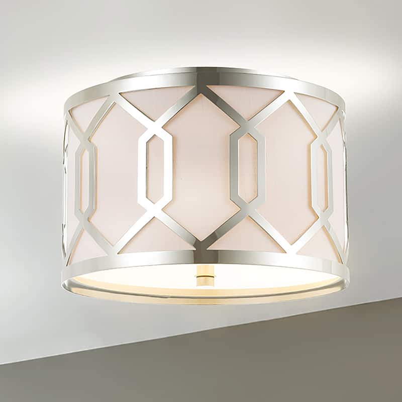 Aria Metal LED Flush Mount, by JONATHAN Y