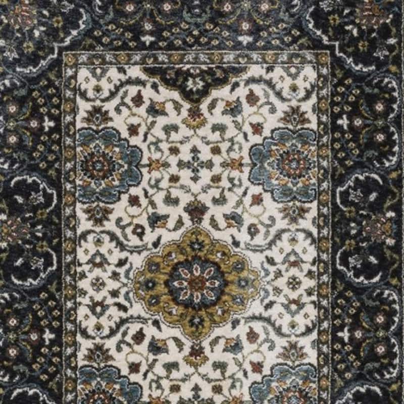 HomeRootsMedallion Traditional Rectangle Area Rug