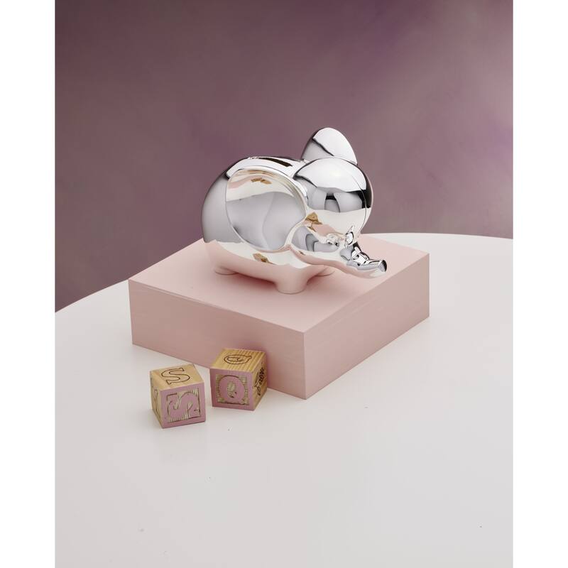 Reed And Barton Elephant Coin Bank - N/A