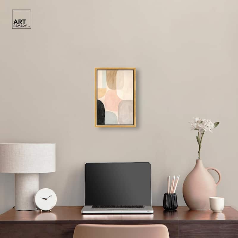 Soft Cubism II Canvas by Art Remedy