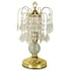 Vintage Gold Glass Chandelier Table Lamp - On Sale - Bed Bath & Beyond ...