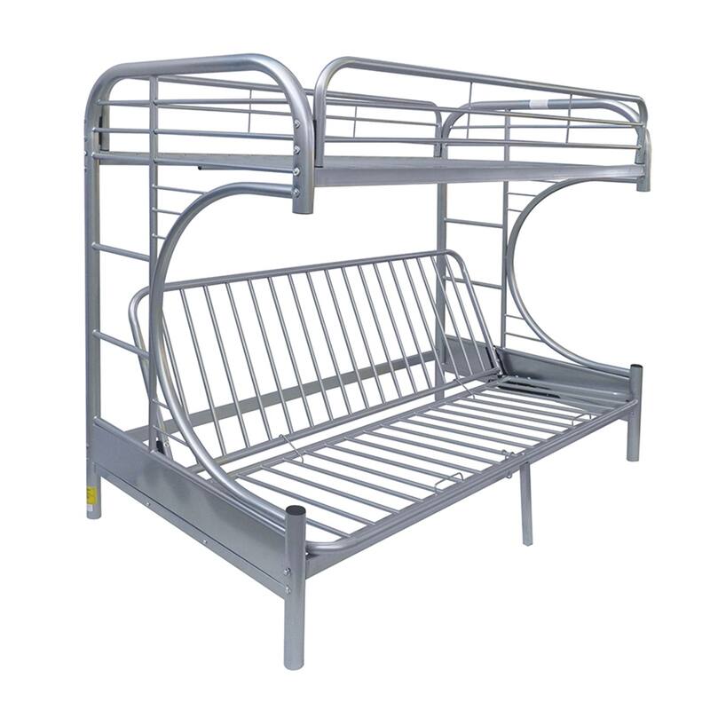 Lunar Twin/Full Bunk Bed with 2 Side Ladders