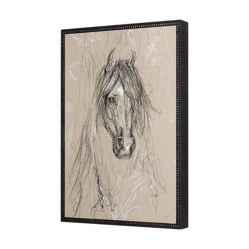 Sketch of Animal VII (Horse) Framed Art Print