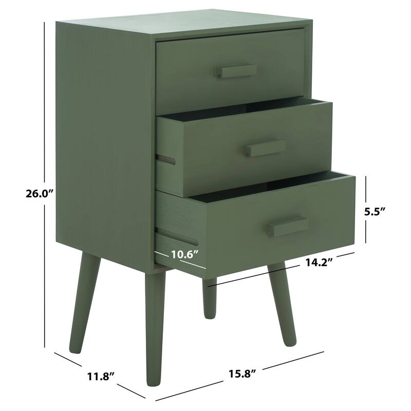 SAFAVIEH Tinie 3-Drawer Chest