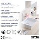 preview thumbnail 5 of 4, Karran Valera 16" Vitreous China Vessel Bathroom Sink in White