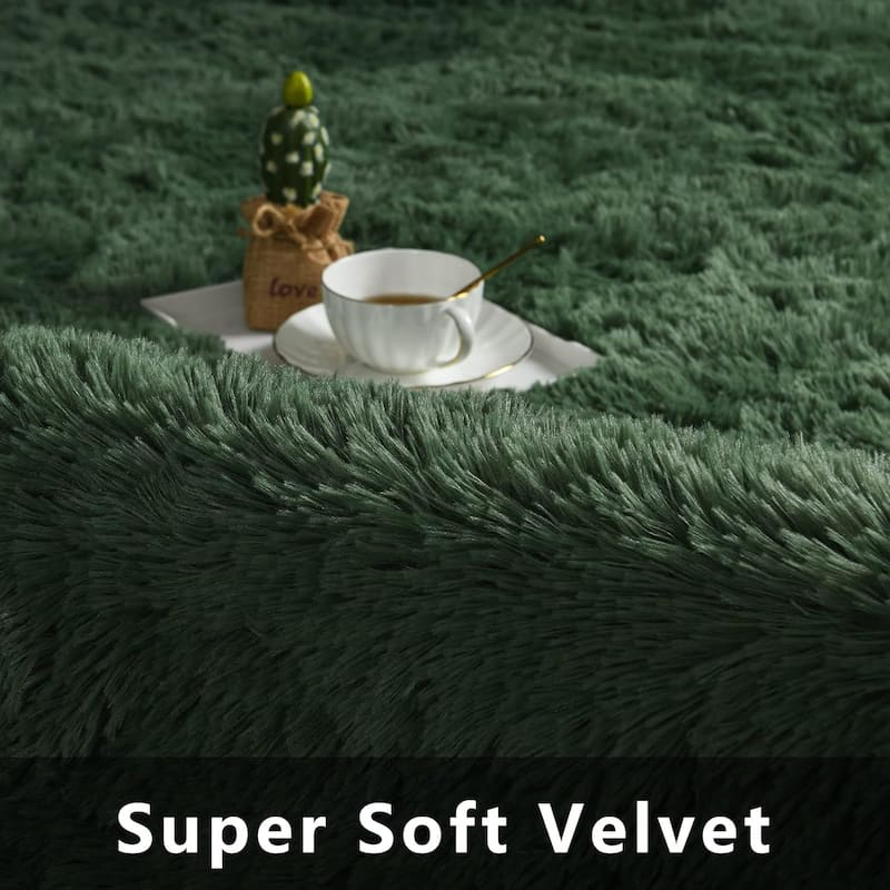Large Shaggy Home Decor Carpets Fluffy Area Rugs for Living Room Bedroom