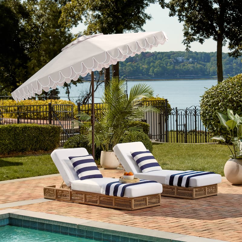 SAFAVIEH Gebbine Elegant 9-Foot Umbrella