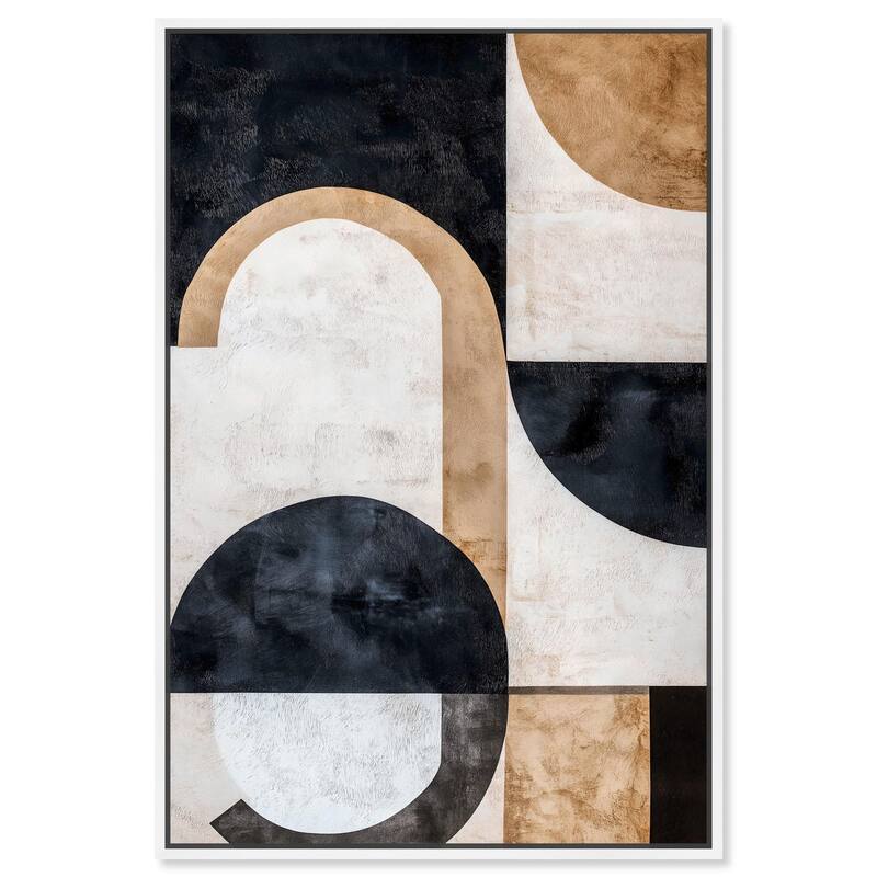 Arching Forms I Canvas by Art Remedy - White - 24" x 36"