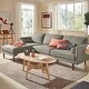 preview thumbnail 6 of 33, Oana Mid-Century Sectional Sofa with Chaise Lounge by iNSPIRE Q Modern