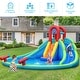 preview thumbnail 5 of 9, Costway Inflatable Bounce House Kids Water Splash Pool Dual Slides