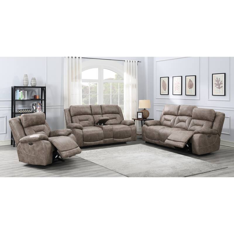 Steve Silver Asbury Power Reclining Loveseat with Console