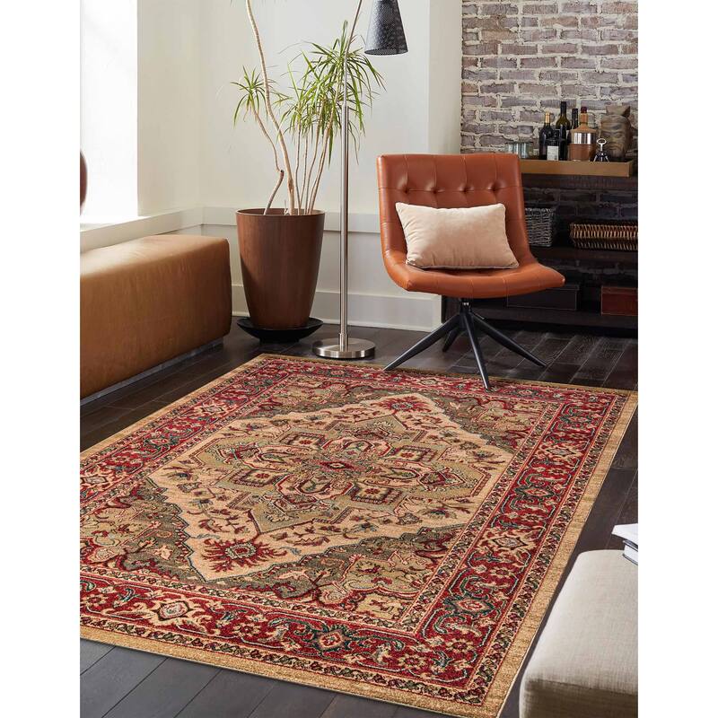ECARPETGALLERY Machine Woven Lux Traditional Area Rug