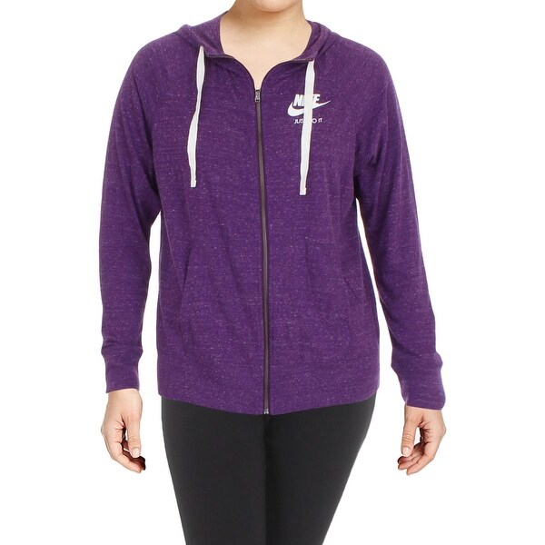 purple nike jacket womens