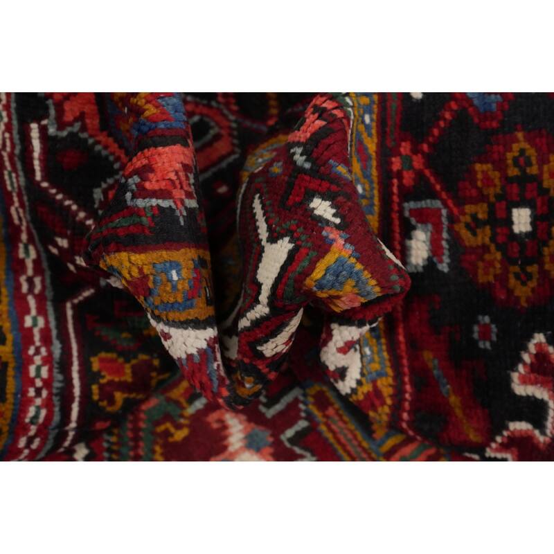 Hand Knotted Oriental 100% Wool Carpet Traditional Medallion Red Heriz Area Rug - 12' 0'' X 9' 2''