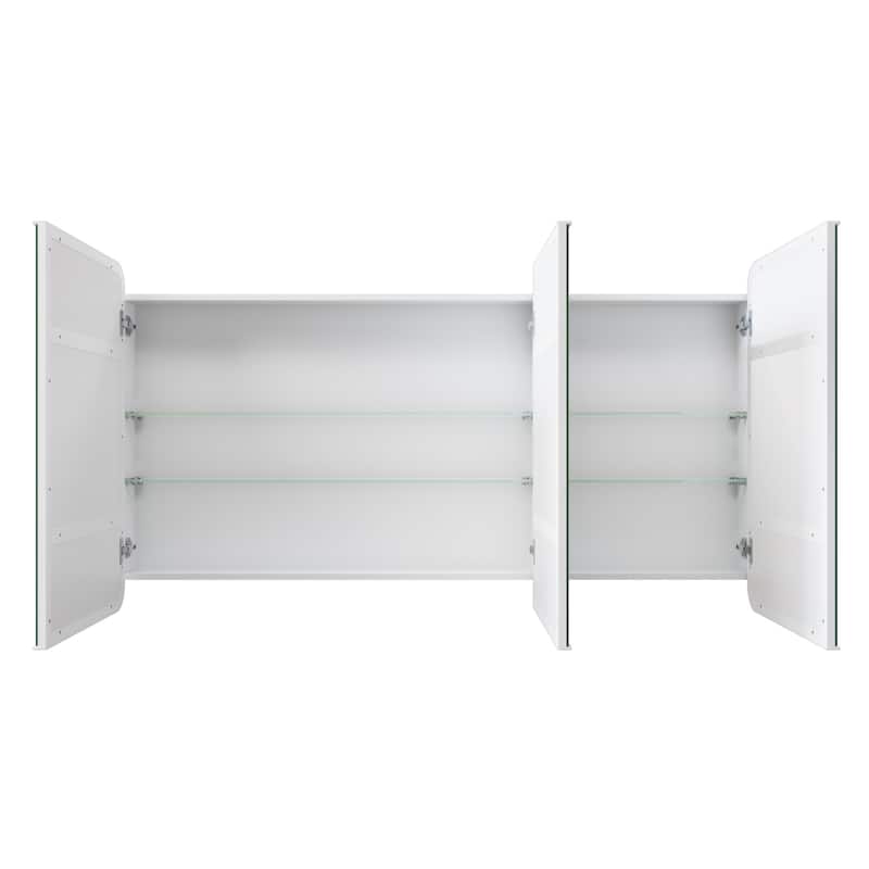 Glass Warehouse SC3-SQ-60X32 Calla 60" x 32" Framed Triple Door