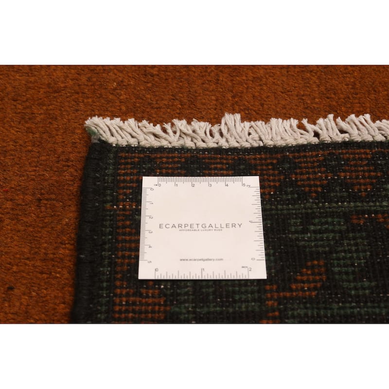 ECARPETGALLERY Hand-knotted Uzbek Kargahi Brown Wool Rug - 5'2 x 7'11