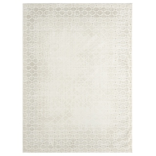 DKNY Grand Street Indoor only Cream / Ivory Geometric Area Rug
