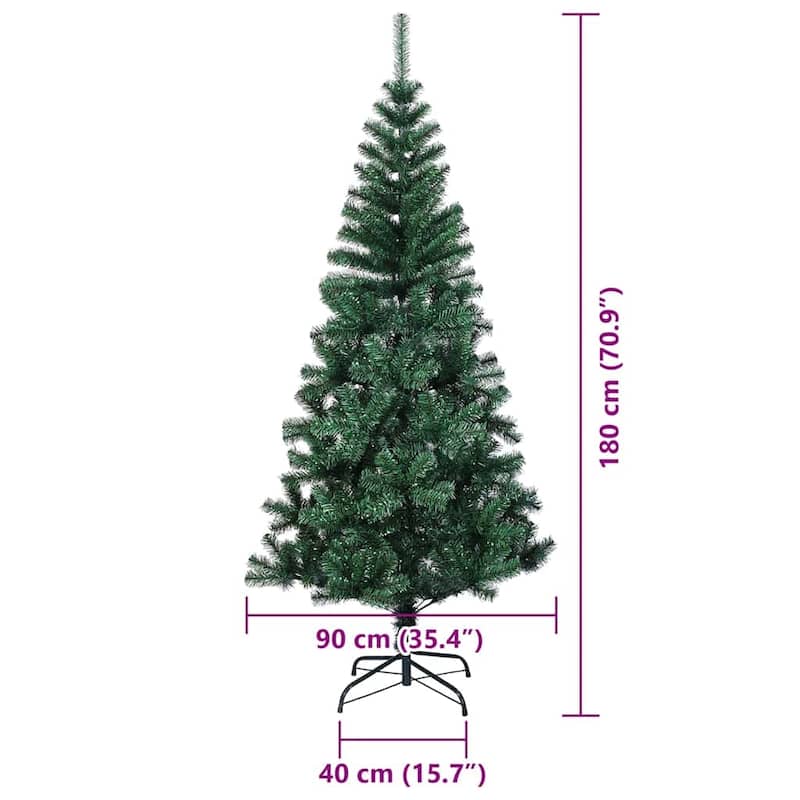 vidaXL Christmas Tree with Decorative String Lights