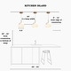 preview thumbnail 8 of 9, Modern 1-Light Gold Milk White Pendant Lights Frosted Glass Kitchen Island Lights - 9.8" L x 5.5" W x 11.4" H