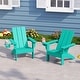 preview thumbnail 58 of 68, Shoreside Kids Outdoor Poly Adirondack Chair with Cup Holder (Set of 2)